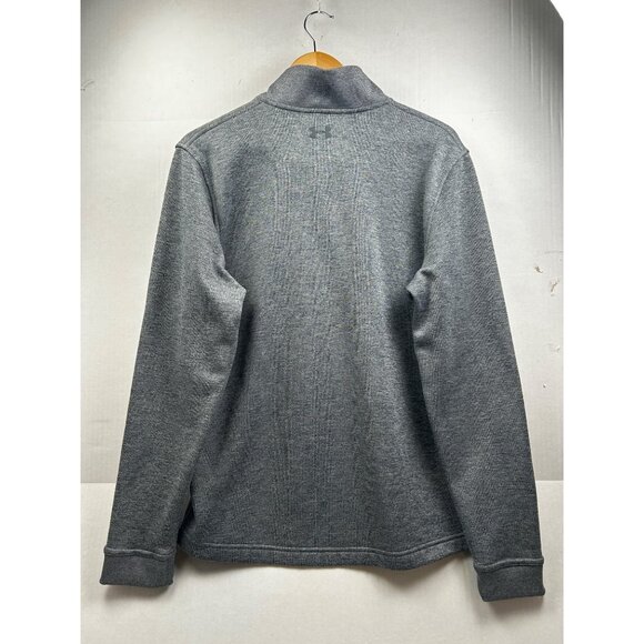 Under Armour Performance Fleece Pullover Mens Large ColdGear 1/4 Zip Fall Wear - Picture 2 of 8